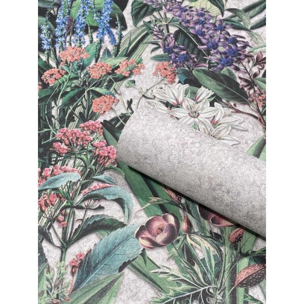 Tapete Bunt, Grau Marburg Vliestapete (47477)