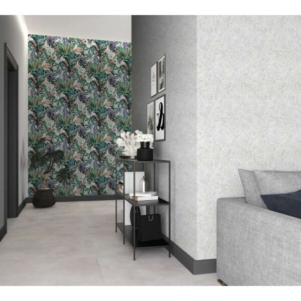 Tapete Bunt, Grau Marburg Vliestapete (47477)