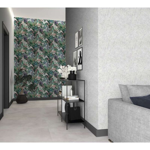 Tapete Bunt, Grau Marburg Vliestapete (47477)