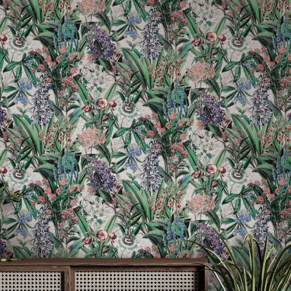 Tapete Bunt, Grau Marburg Vliestapete (47477)