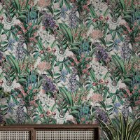 Tapete Bunt, Grau Marburg Vliestapete (47477)