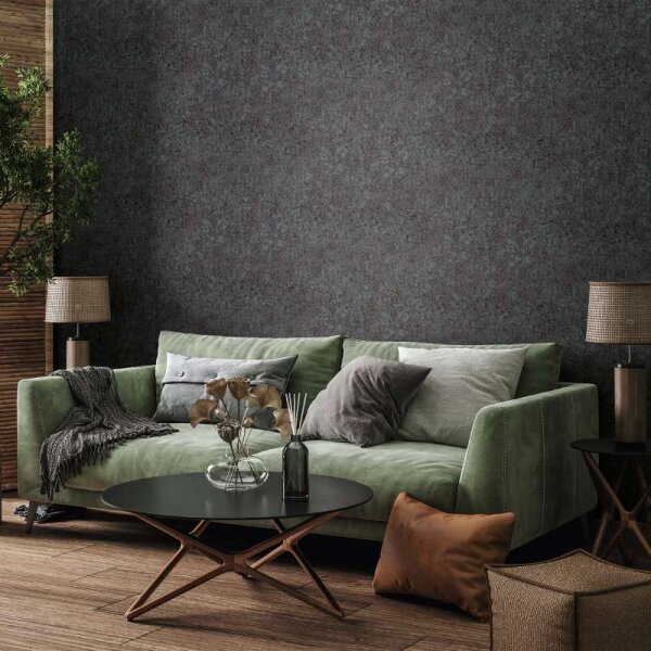 Tapete Schwarz Marburg Vliestapete (47476)