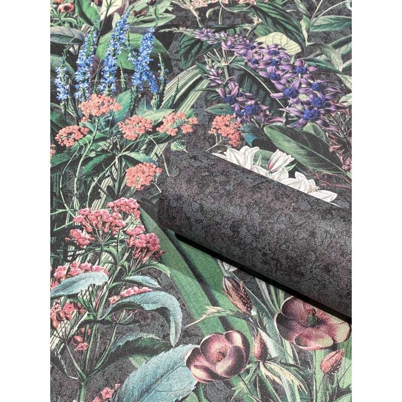 Tapete Bunt, Schwarz Marburg Vliestapete (47475)