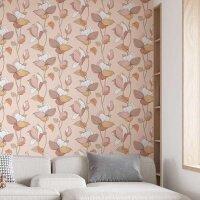 Tapete Beige, Rosa, Braun Marburg Vliestapete (47471)