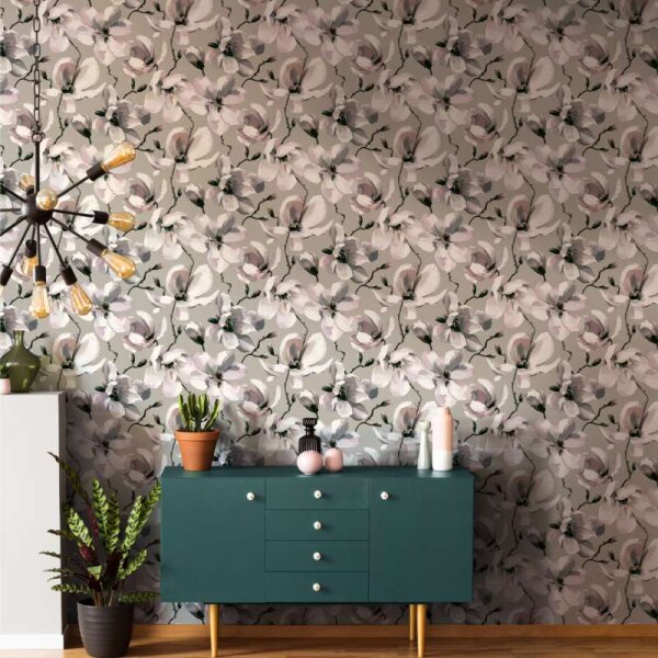 Tapete Grau Marburg Vliestapete (47466)