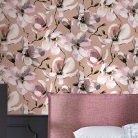 Tapete Rosa, Braun Marburg Vliestapete (47465)