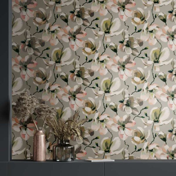 Tapete Grau, Beige, Greige Marburg Vliestapete (47464)