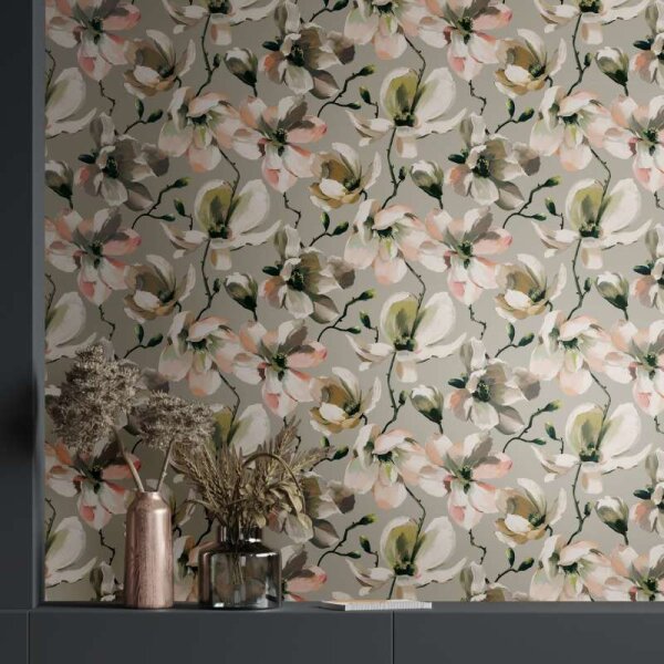 Tapete Grau, Beige, Greige Marburg Vliestapete (47464)