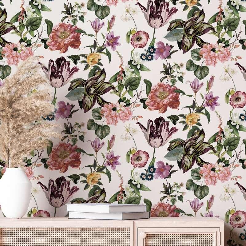 Tapete Bunt, Weiß Marburg Vliestapete (47458)