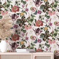 Tapete Bunt, Wei&szlig; Marburg Vliestapete (47458)