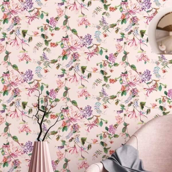 Tapete Rosa, Pink Marburg Vliestapete (47457)