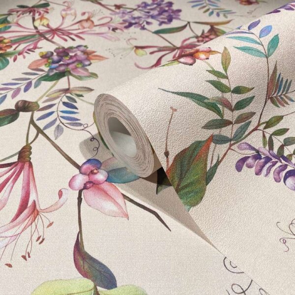 Tapete Rosa, Pink Marburg Vliestapete (47457)