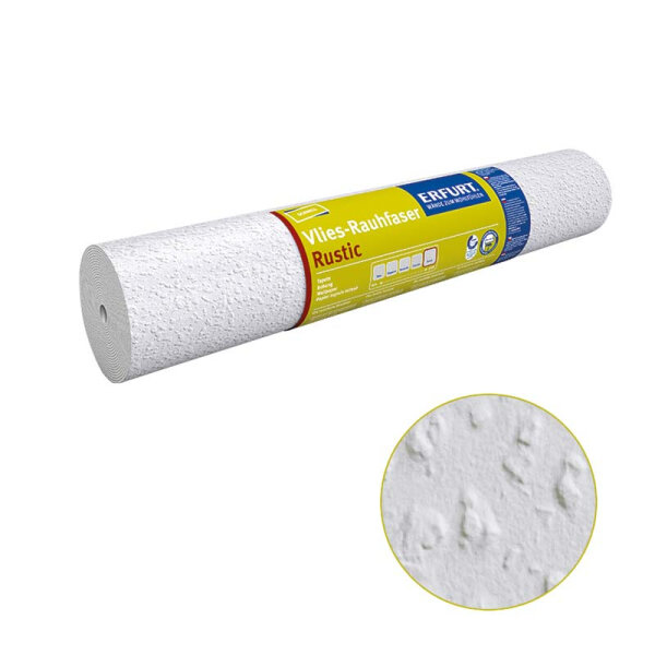 ERFURT Vlies-Rauhfaser Rustic, Karton (12 x Rolle)