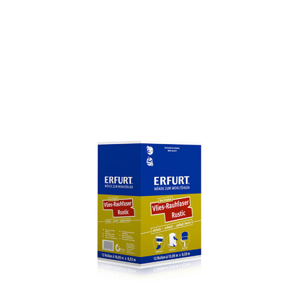 ERFURT Vlies-Rauhfaser Rustic, Karton (12 x Rolle)