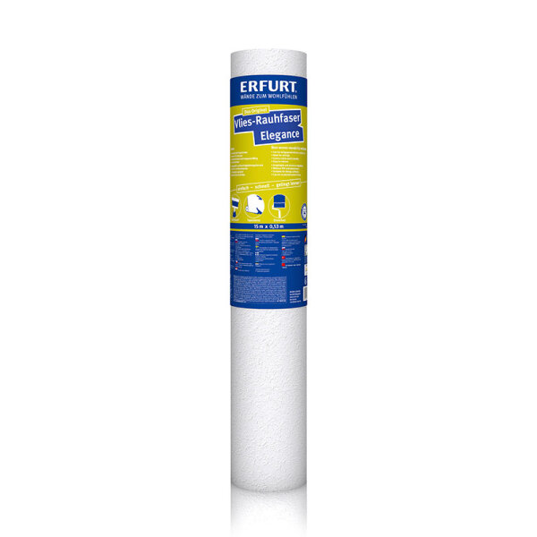 ERFURT Vlies-Rauhfaser Elegance, Karton (12 x Rolle)