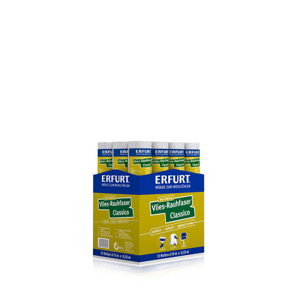 ERFURT Vlies-Rauhfaser Classico, Karton (12 x Rolle)