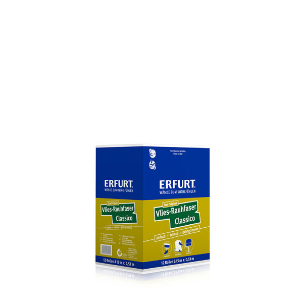 ERFURT Vlies-Rauhfaser Classico, Karton (12 x Rolle)