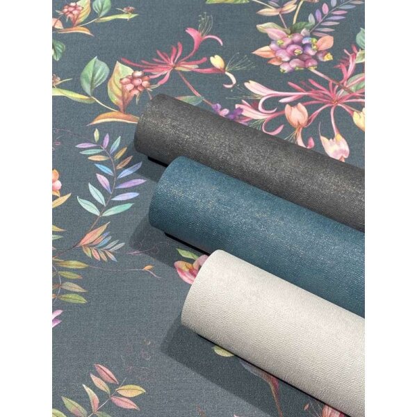 Tapete Grün, Blau, Petrol, Pink Marburg Vliestapete (47454)