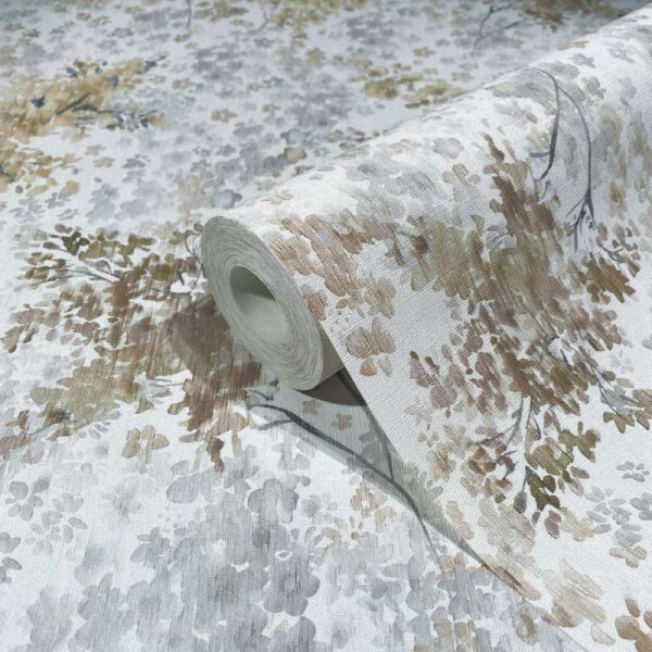 Tapete Braun, Grau Marburg Vliestapete (47453)