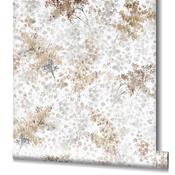 Tapete Braun, Grau Marburg Vliestapete (47453)