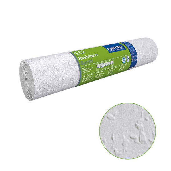 ERFURT Rauhfaser Sprint, Karton (6 x Rolle)