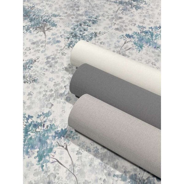 Tapete Blau, Türkis Marburg Vliestapete (47451)