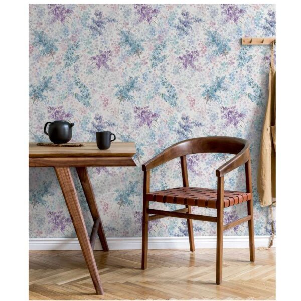 Tapete Blau, Lila Marburg Vliestapete (47450)