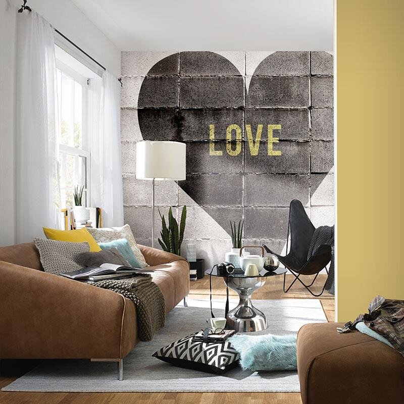 Digitaldruck-Tapete Grau, Silber ELLE Decoration (226520)