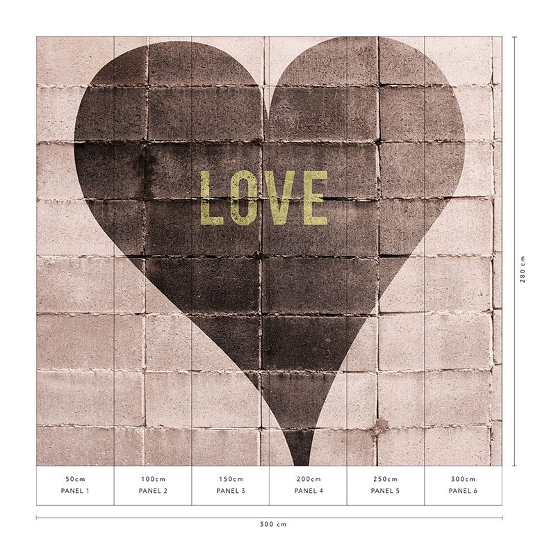 Digitaldruck-Tapete Braun, Rosa, Rose ELLE Decoration (226510)