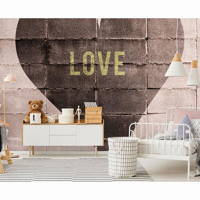 Digitaldruck-Tapete Braun, Rosa, Rose ELLE Decoration (226510)