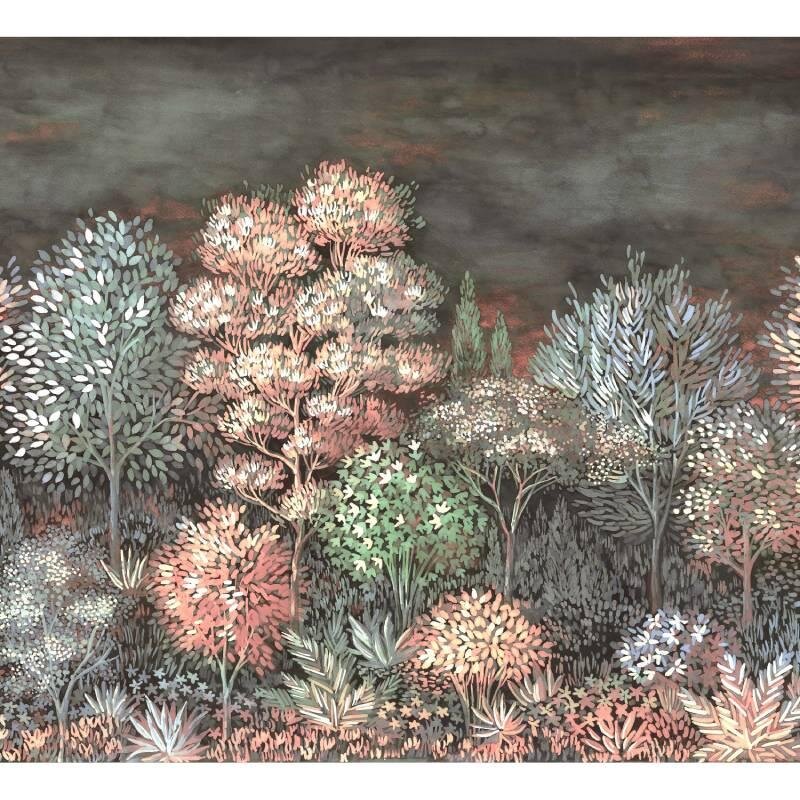 Digitaldruck-Tapete Grau, Silber, Rosa, Rose ELLE Decoration (226425)