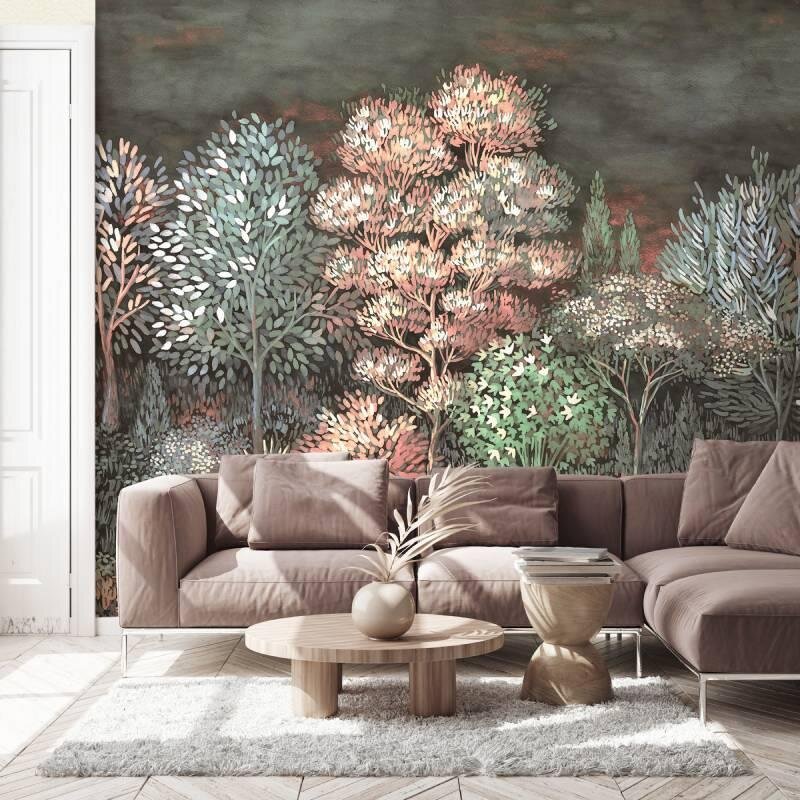 Digitaldruck-Tapete Grau, Silber, Rosa, Rose ELLE Decoration (226420)