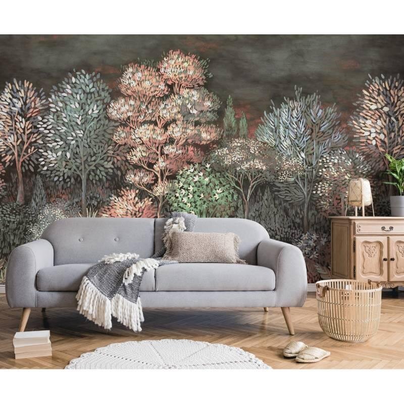 Digitaldruck-Tapete Grau, Silber, Rosa, Rose ELLE Decoration (226420)