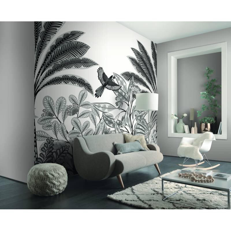 Digitaldruck-Tapete Schwarz-Weiß ELLE Decoration (225520)