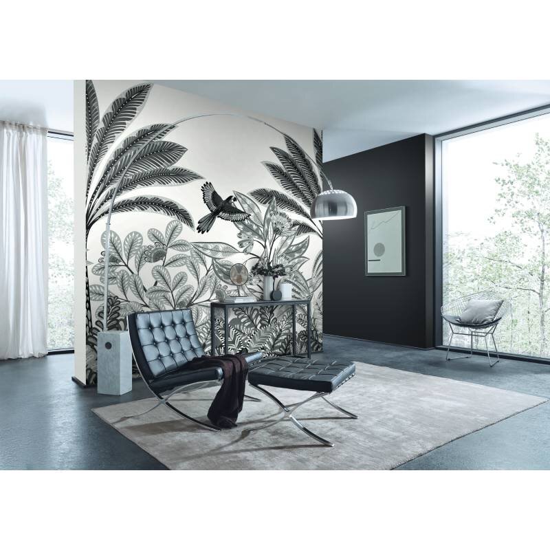 Digitaldruck-Tapete Schwarz-Weiß ELLE Decoration (225520)