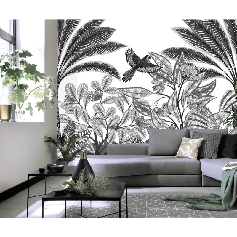 Digitaldruck-Tapete Schwarz-Weiß ELLE Decoration (225520)