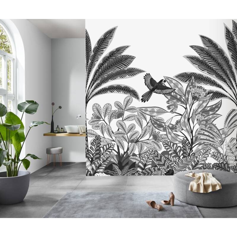 Digitaldruck-Tapete Schwarz-Weiß ELLE Decoration (225520)