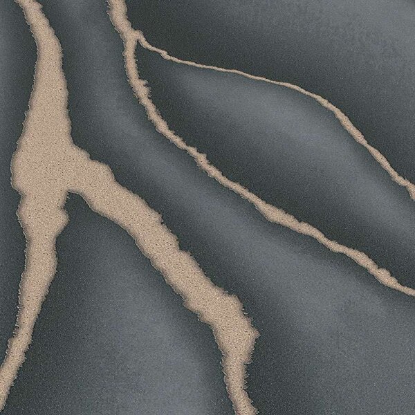 Tapete Schwarz, Anthrazit ELLE Decoration Vliestapete (1034515)