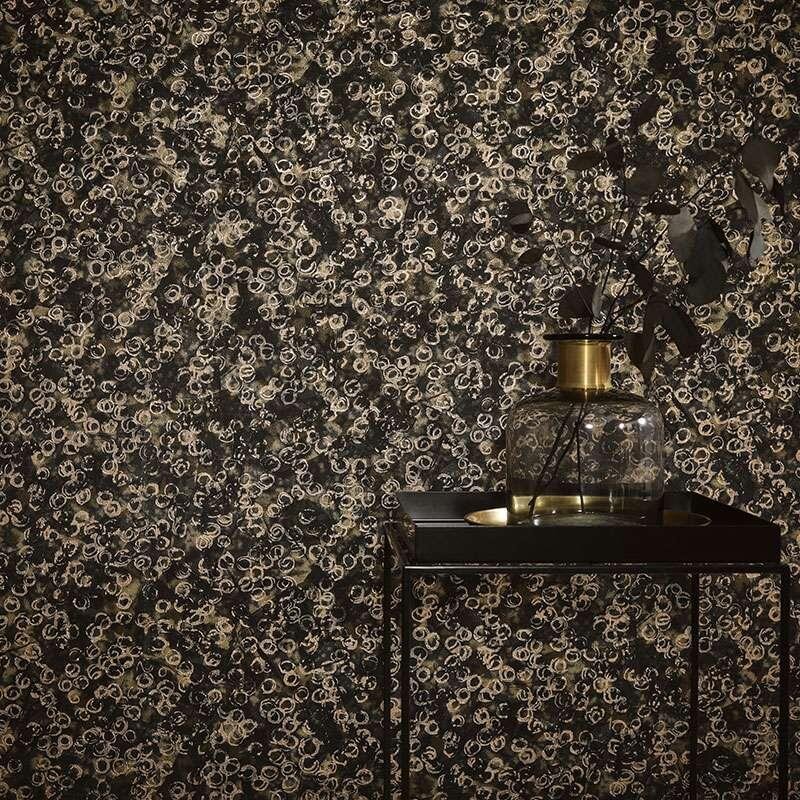 Tapete Gold, Kupfer, Schwarz, Anthrazit ELLE Decoration Vliestapete (1033415)