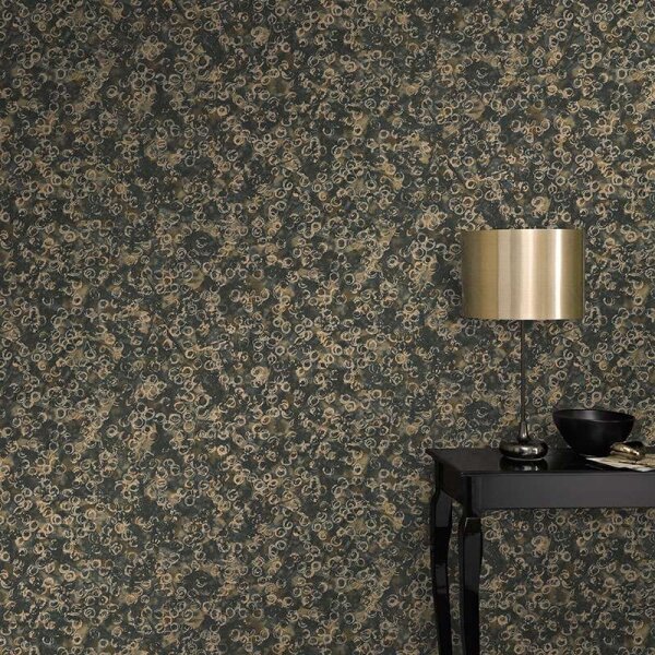 Tapete Gold, Kupfer, Schwarz, Anthrazit ELLE Decoration Vliestapete (1033415)