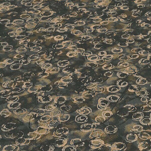 Tapete Gold, Kupfer, Schwarz, Anthrazit ELLE Decoration Vliestapete (1033415)