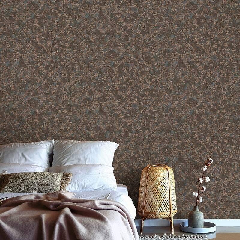 Tapete Braun, Gold, Kupfer ELLE Decoration Vliestapete (1033411)