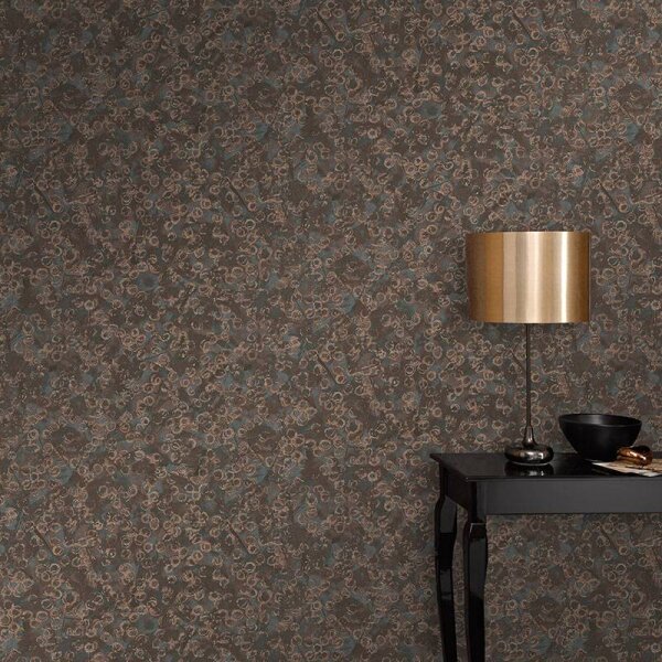 Tapete Braun, Gold, Kupfer ELLE Decoration Vliestapete (1033411)