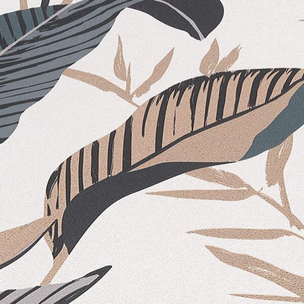 Tapete Gold, Kupfer, Grau, Silber, Schwarz, Anthrazit ELLE Decoration Vliestapete (1033215)