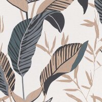 Tapete Gold, Kupfer, Grau, Silber, Schwarz, Anthrazit...