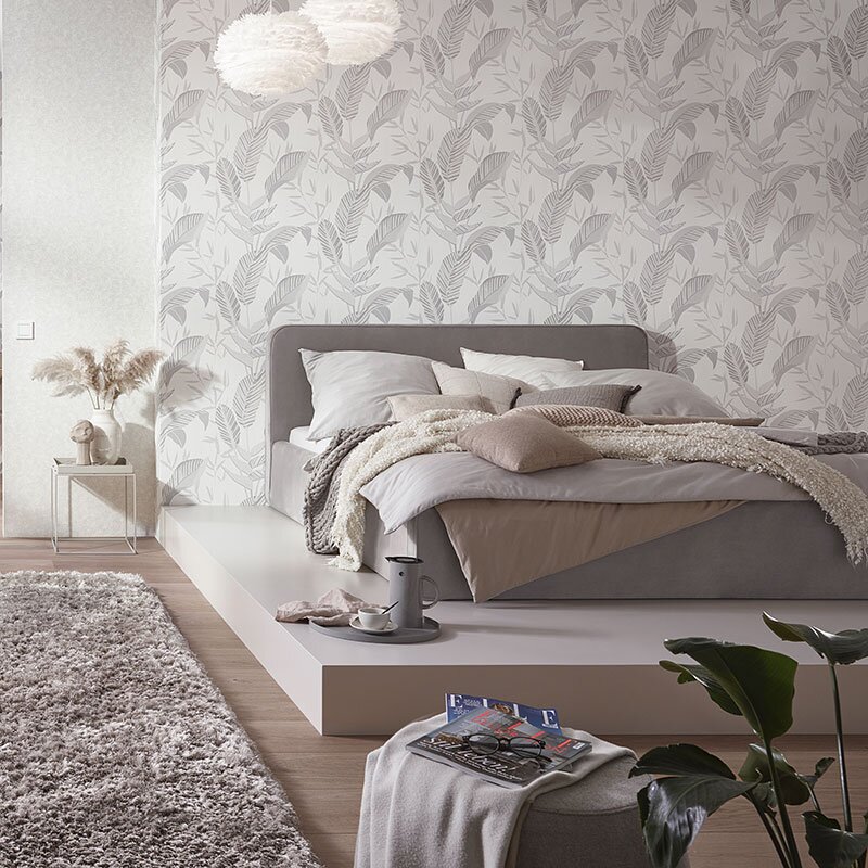 Tapete Grau, Silber ELLE Decoration Vliestapete (1033210)