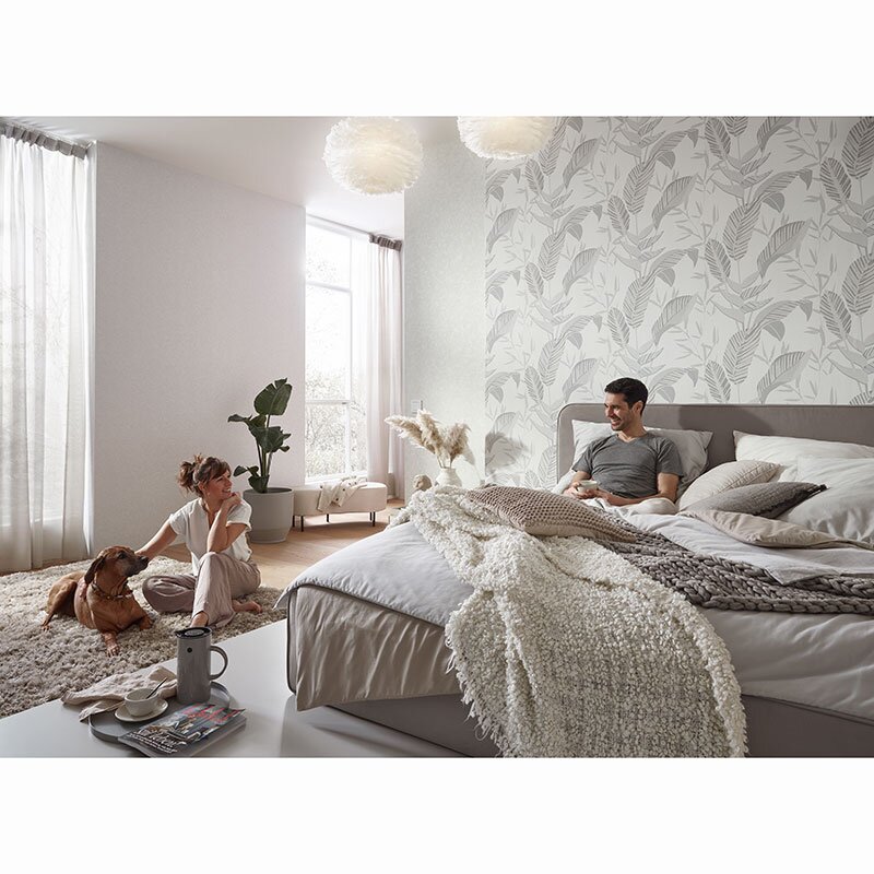 Tapete Grau, Silber ELLE Decoration Vliestapete (1033210)