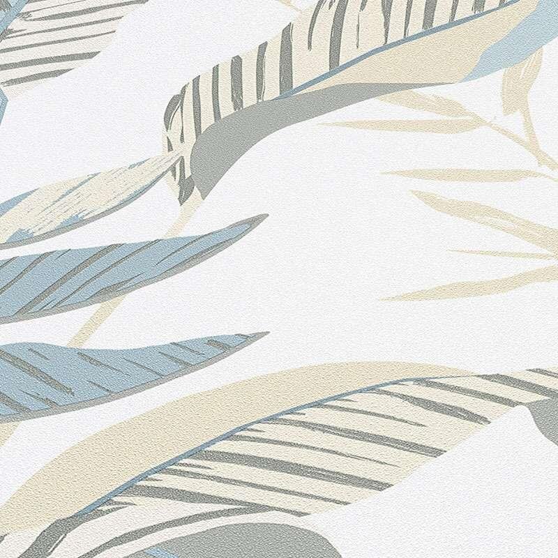 Tapete Beige, Creme, Blau, Grün ELLE Decoration Vliestapete (1033207)