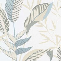 Tapete Beige, Creme, Blau, Gr&uuml;n ELLE Decoration...