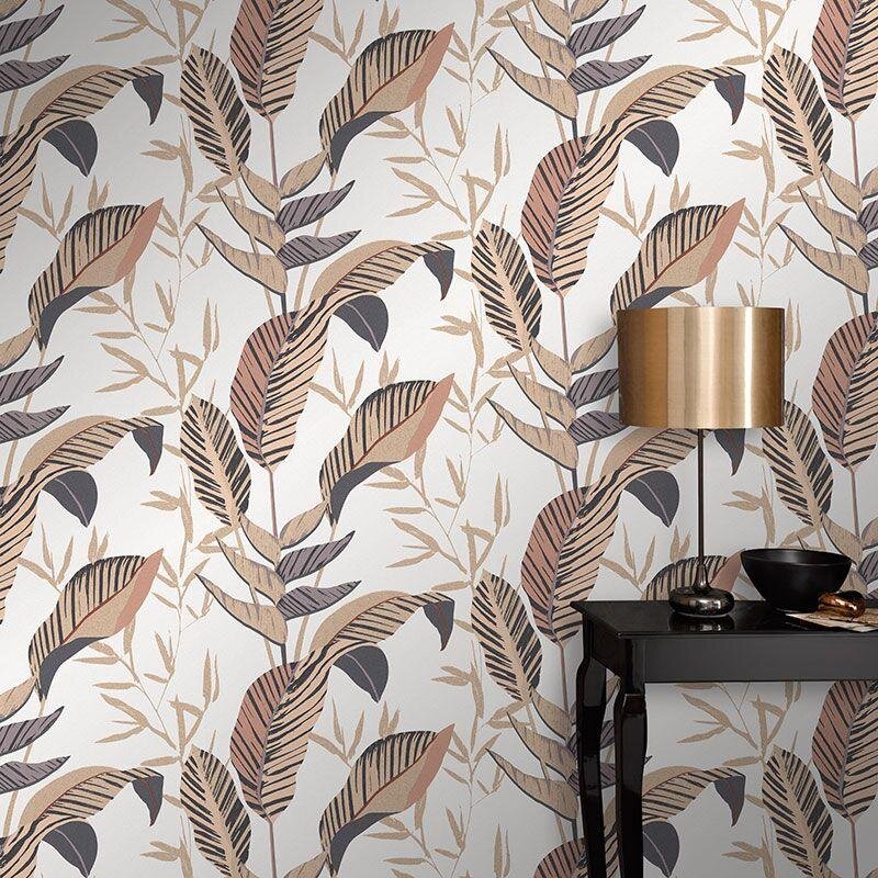 Tapete Beige, Creme, Gold, Kupfer ELLE Decoration Vliestapete (1033202)